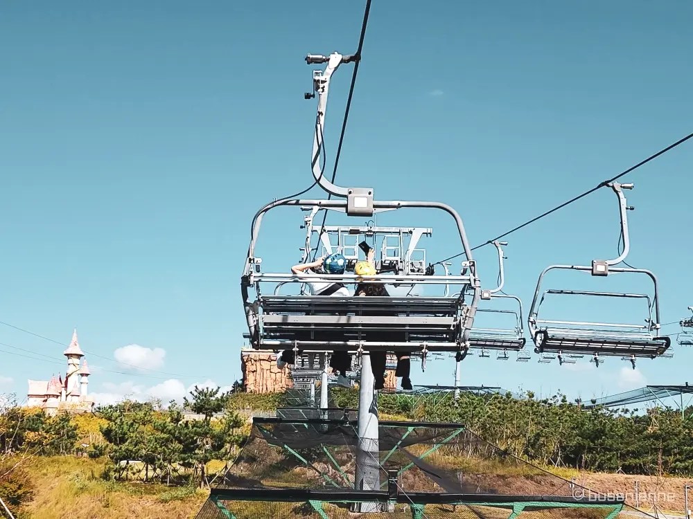 Skyline Luge à Busan : allez-y de bonne heure ! / You’ll want to go early!